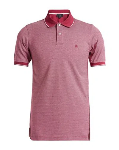 Dunhill Man Polo Shirt Red Size 3xl Cotton