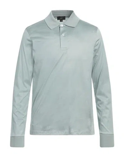 Dunhill Man Polo Shirt Sage Green Size Xxl Cotton