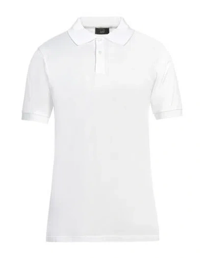 Dunhill Man Polo Shirt White Size Xl Cotton