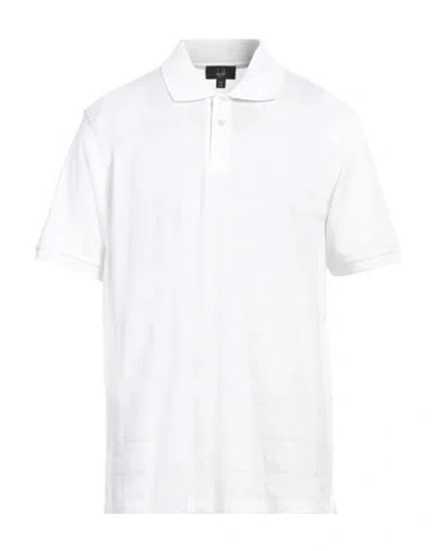 Dunhill Man Polo Shirt White Size Xxl Cotton