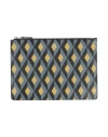 Dunhill Man Pouch Lead Size - Soft Leather In Grey