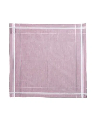 Dunhill Man Scarf Burgundy Size - Cotton In Red