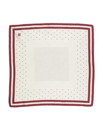 Dunhill Man Scarf Burgundy Size - Silk In Red