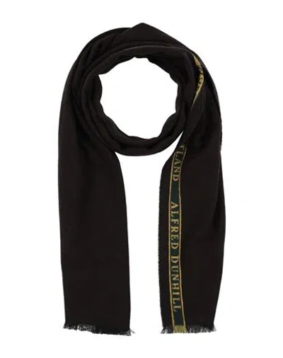 Dunhill Man Scarf Dark Brown Size - Cashmere