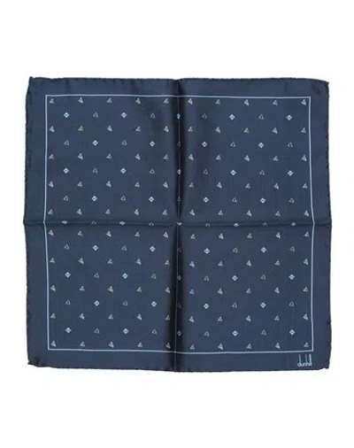 Dunhill Man Scarf Midnight Blue Size - Mulberry Silk