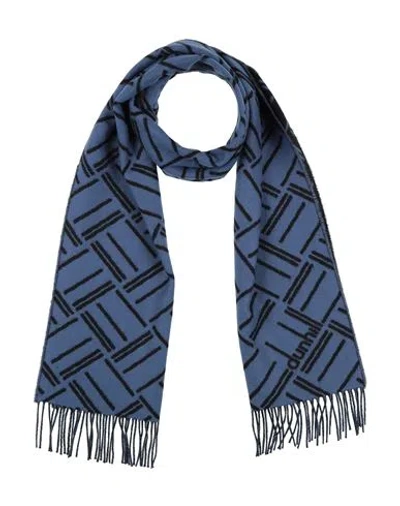 Dunhill Man Scarf Pastel Blue Size - Cashmere, Merino Wool