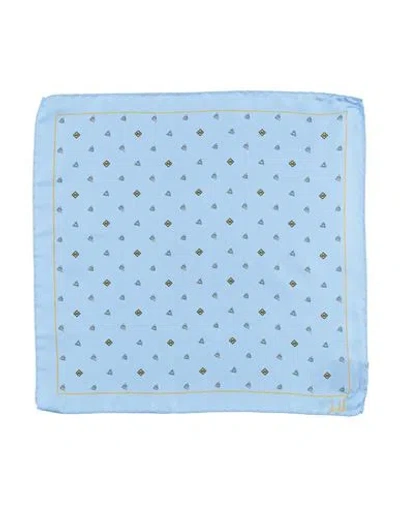 Dunhill Man Scarf Sky Blue Size - Mulberry Silk