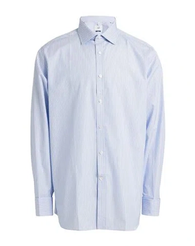 Dunhill Man Shirt Blue Size 17 Cotton