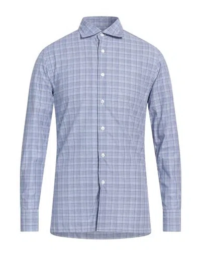 Dunhill Man Shirt Light Blue Size S Cotton