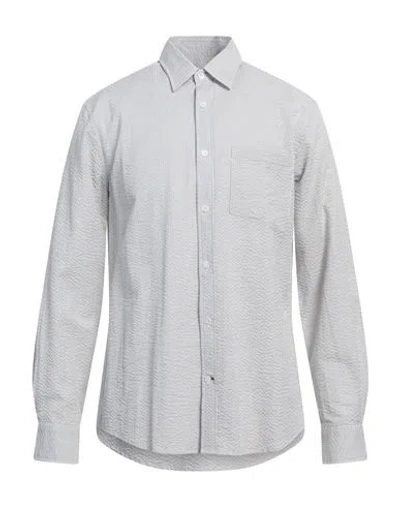 Dunhill Man Shirt Light Grey Size Xl Cotton