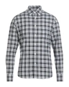 Dunhill Man Shirt Midnight Blue Size S Cotton In Blue