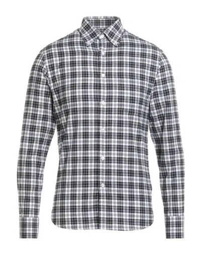 Dunhill Man Shirt Midnight Blue Size S Cotton