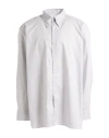 Dunhill Man Shirt Midnight Blue Size Xl Cotton In White