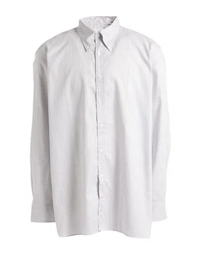 Dunhill Man Shirt Midnight Blue Size Xl Cotton In White