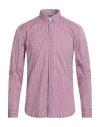 Dunhill Man Shirt Red Size Xl Cotton, Polyamide, Elastane In Red
