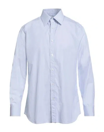 Dunhill Man Shirt Sky Blue Size 16 ½ Cotton