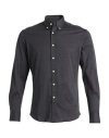 Dunhill Man Shirt Steel Grey Size L Cotton In Grey