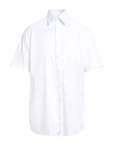 Dunhill Man Shirt White Size 16 ½ Cotton