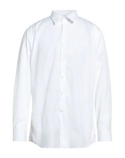Dunhill Man Shirt White Size 17 Cotton In Pink