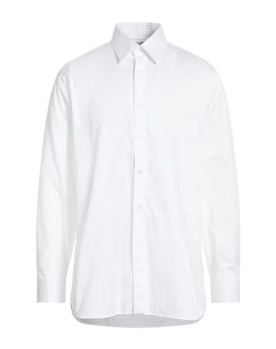 Dunhill Man Shirt White Size 17 ½ Cotton