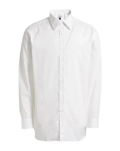 Dunhill Man Shirt White Size 18 Cotton