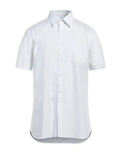 Dunhill Man Shirt White Size L Cotton
