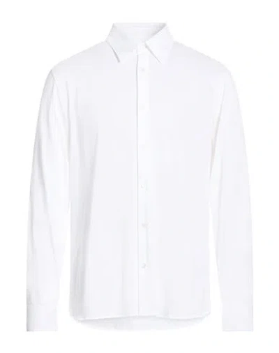 Dunhill Man Shirt White Size L Cotton