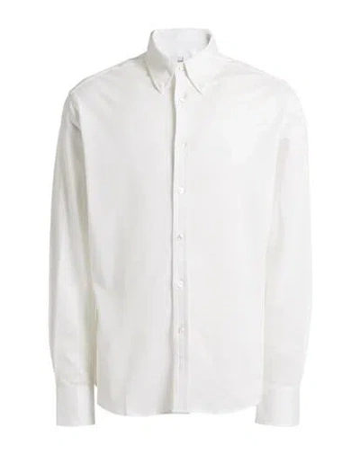 Dunhill Man Shirt White Size Xxl Cotton