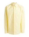Dunhill Man Shirt Yellow Size L Cotton In Yellow