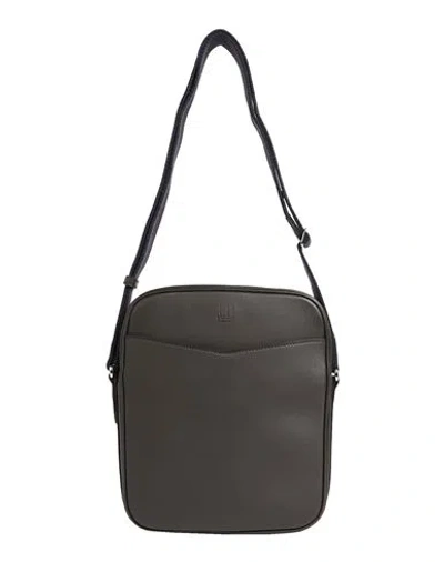 Dunhill Man Shoulder Bag Cocoa Size - Soft Leather In Brown