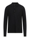 Dunhill Man Sweater Black Size L Merino Wool, Mulberry Silk