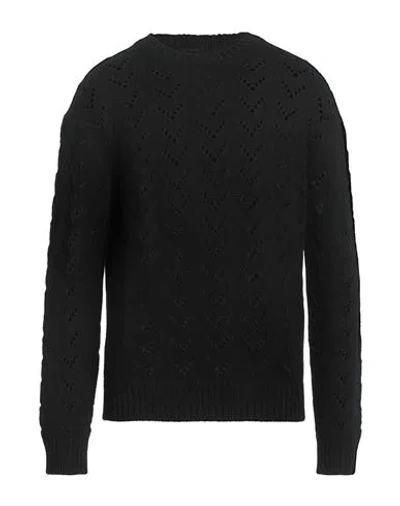 Dunhill Man Sweater Black Size Xl Cashmere, Wool