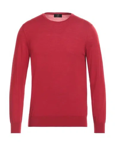 Dunhill Man Sweater Brick Red Size Xxl Wool