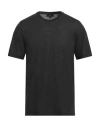Dunhill Man Sweater Charcoal Size M Cotton, Cashmere, Wool In Grey