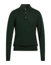 Dunhill Man Sweater Dark Green Size L Wool In Green