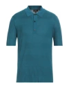 Dunhill Man Sweater Deep Jade Size S Mulberry Silk In Green