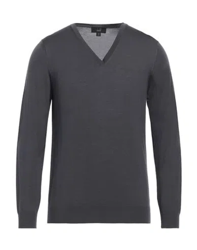Dunhill Man Sweater Grey Size Xl Wool In Grey