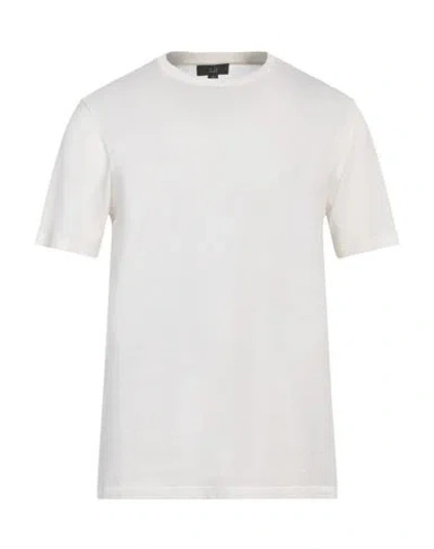 Dunhill Man Sweater Ivory Size Xl Cotton, Cashmere, Wool In White