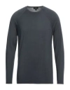 Dunhill Man Sweater Lead Size L Cashmere In Grey
