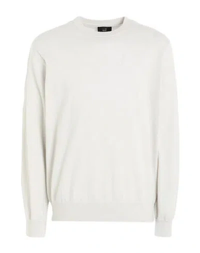 Dunhill Man Sweater Light Grey Size Xl Cashmere In White