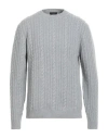 Dunhill Man Sweater Light Grey Size Xl Merino Wool, Cashmere