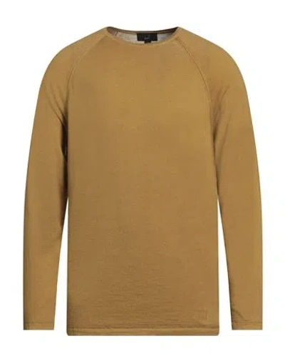 Dunhill Man Sweater Mustard Size L Cashmere In Yellow