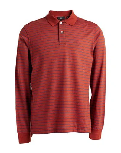 Dunhill Man Sweater Orange Size M Wool