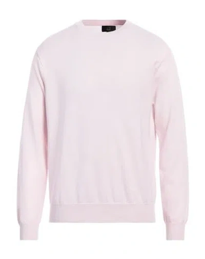 Dunhill Man Sweater Pink Size S Cashmere In Pink