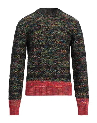 Dunhill Man Sweater Red Size M Polyamide, Cotton, Mohair Wool, Alpaca Wool