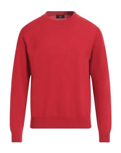Dunhill Man Sweater Red Size Xxl Cashmere