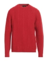 Dunhill Man Sweater Red Size Xxl Merino Wool, Cashmere In Red
