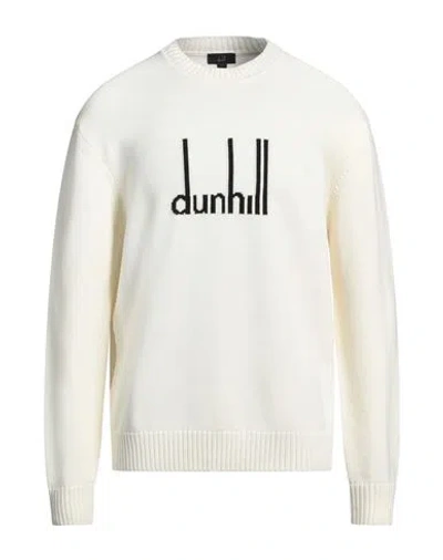 Dunhill Man Sweater White Size Xxl Merino Wool