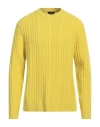 Dunhill Man Sweater Yellow Size Xl Merino Wool, Cashmere