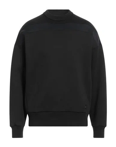Dunhill Man Sweatshirt Black Size Xl Wool, Polyamide, Cotton, Elastane